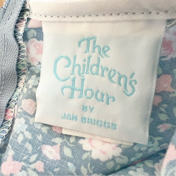 The Children’s Hour by Jan Brigg’s Vintage Blue Ditsy Floral Dress Size 4T - Picture 11 of 15
